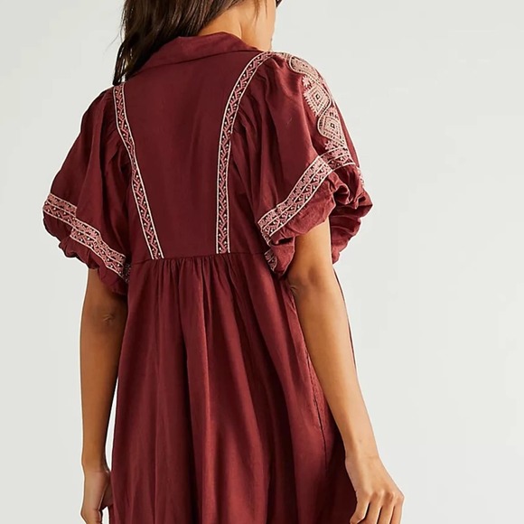 NEW Free People Samantha Shirtdress in Double Dare - Picture 6 of 16